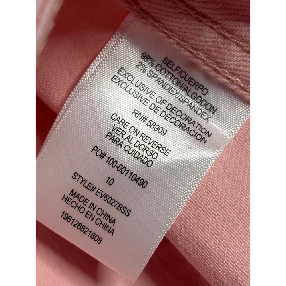 Every Pink Wide Leg Crop Denim Jean Pant size 10 - Picture 5 of 7